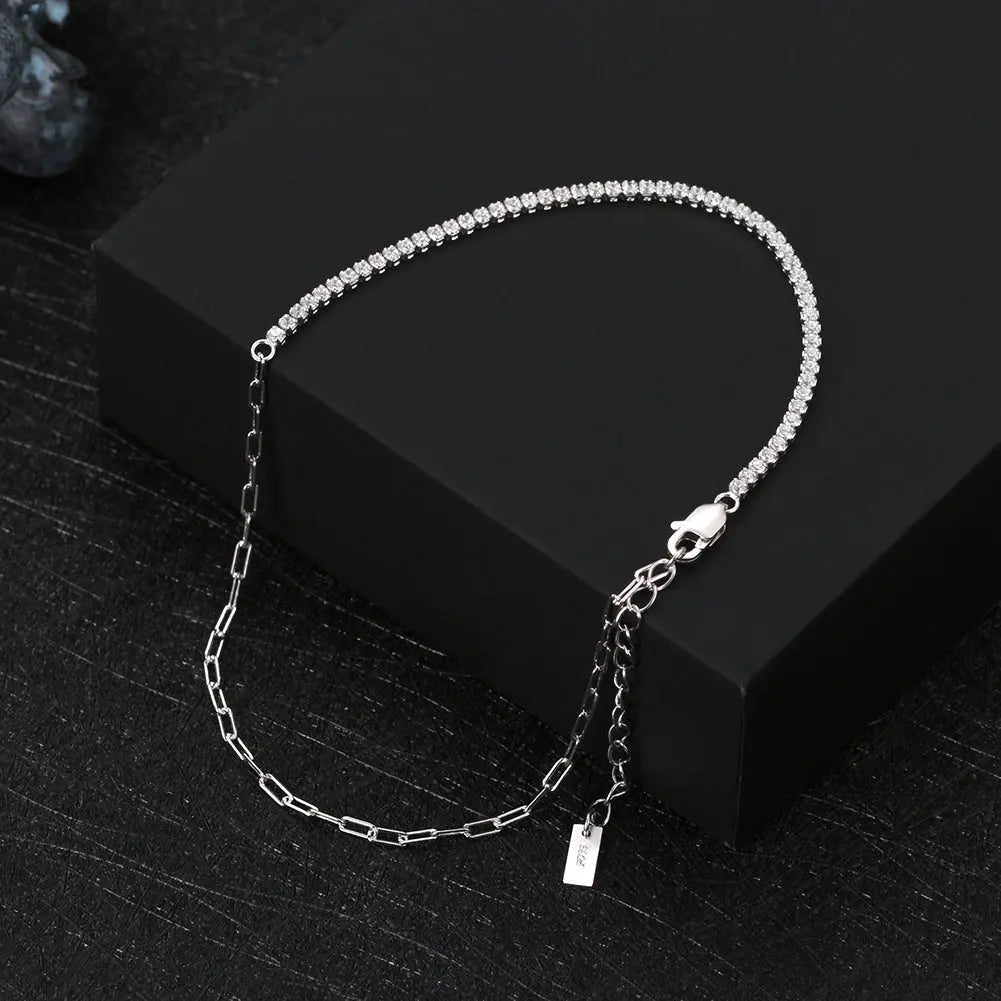 Sterling Silver Diamond Anklet My Store  21.21