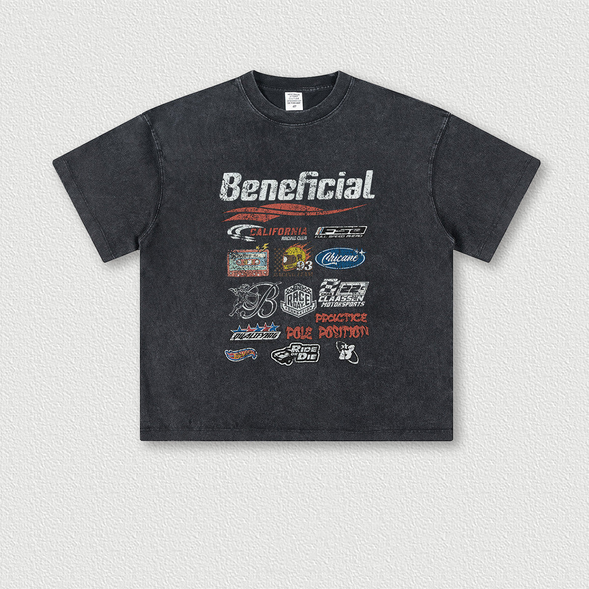 Men’s Oversized T-Shirt - Cartoon Washed Print My Store  30.14