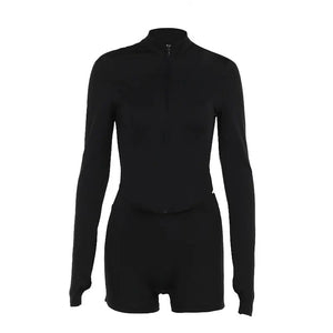 Slim Fit Zipper Sports Suit My Store 