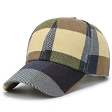 Plaid Canvas Cap My Store  9.88