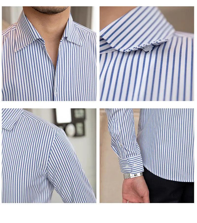 Striped Slim Fit Shirt - MRC STORE