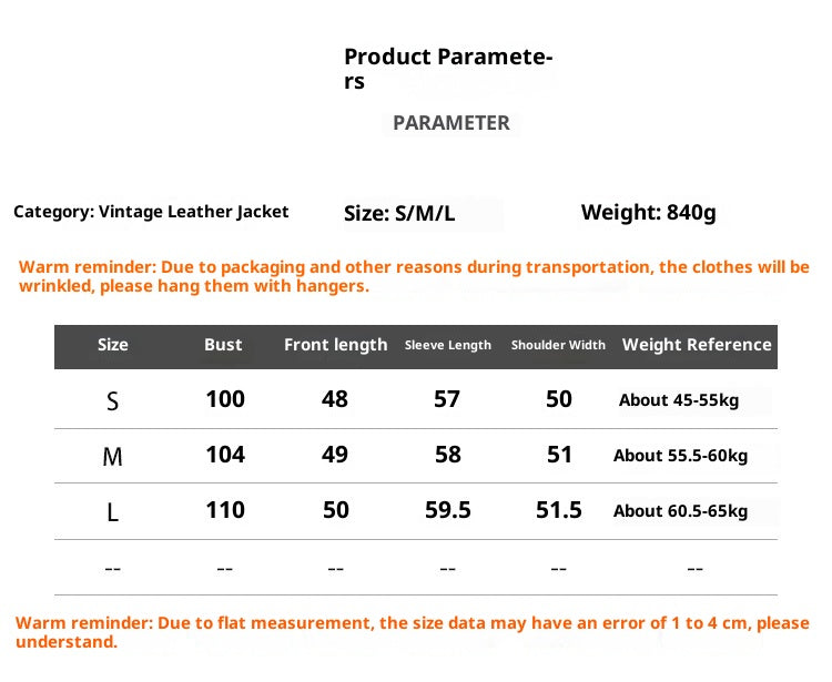 Retro Versatile Loose-Fit Faux Leather Jacket MRC STORE 