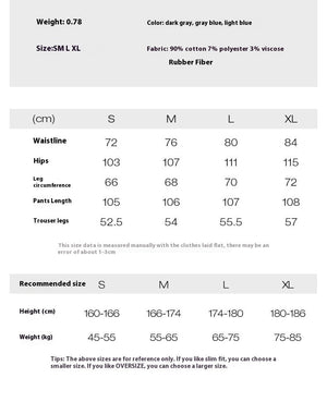 Fashion Street Loose Casual Pants for Men - Straight Fit My Store 