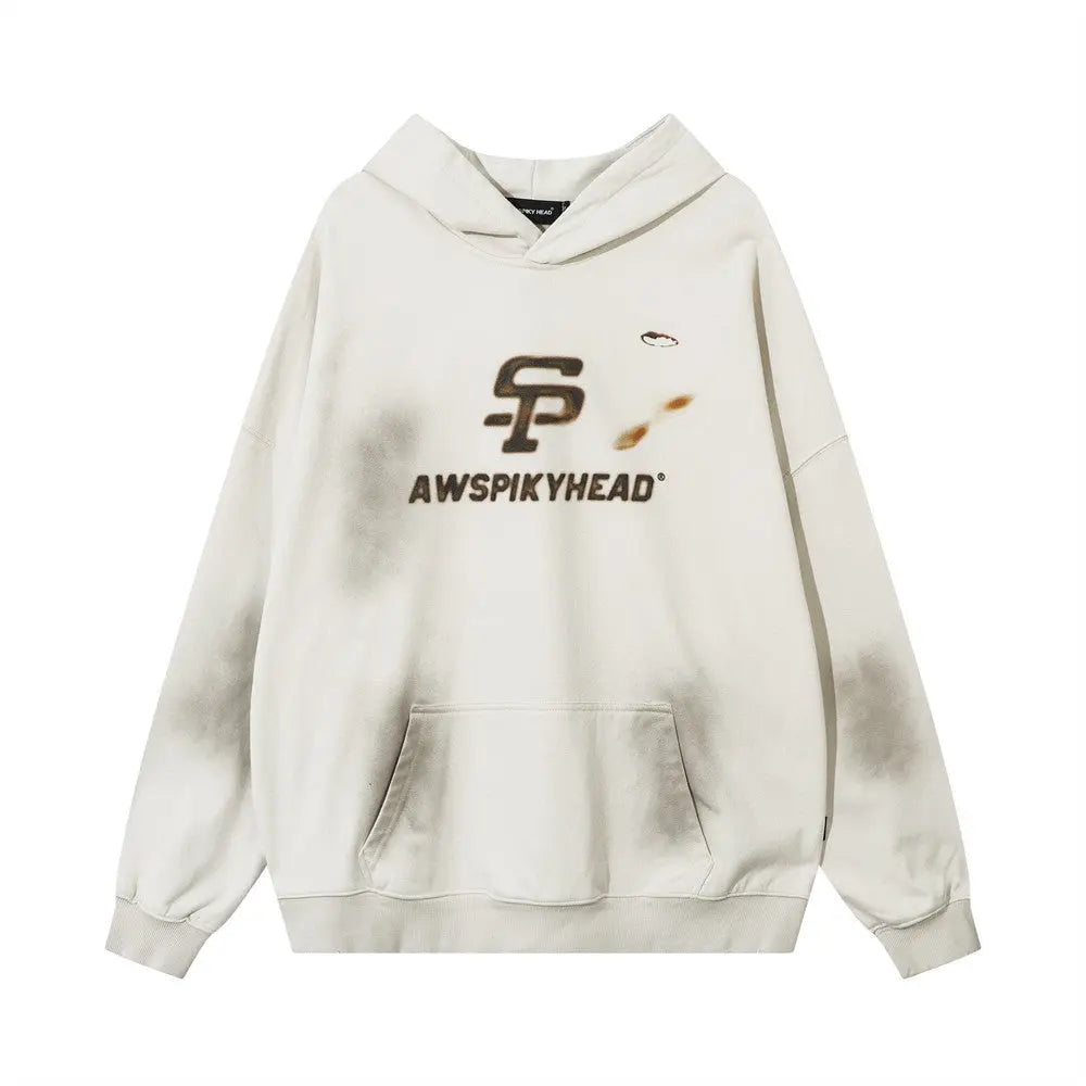 Spray Paint Letter Hoodie My Store  45.94