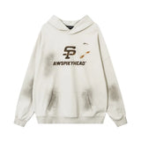 Spray Paint Letter Hoodie My Store  45.94