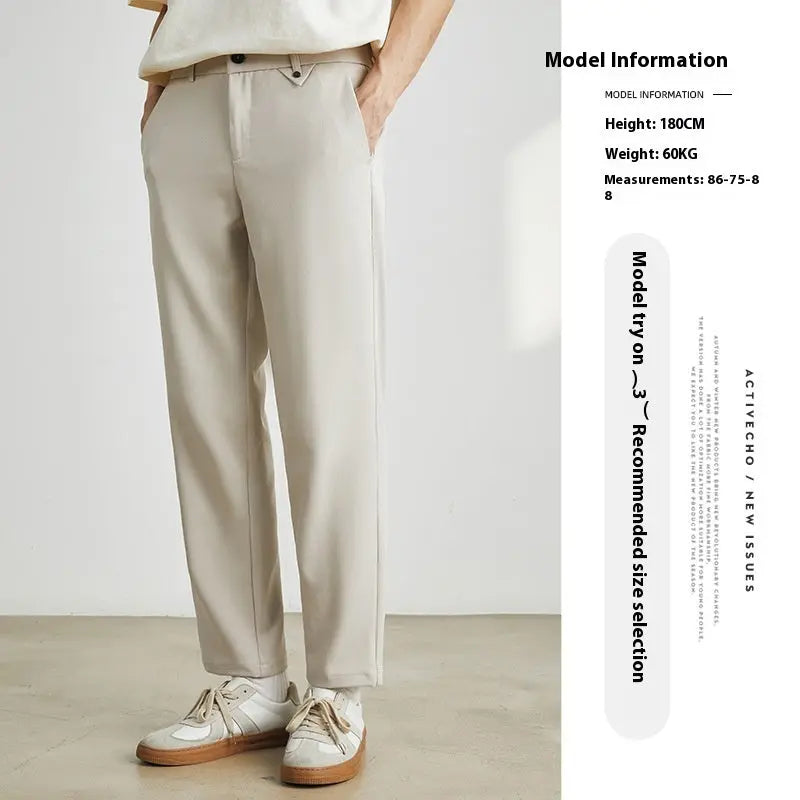 Slim Ankle Length Casual Pants My Store  32.87