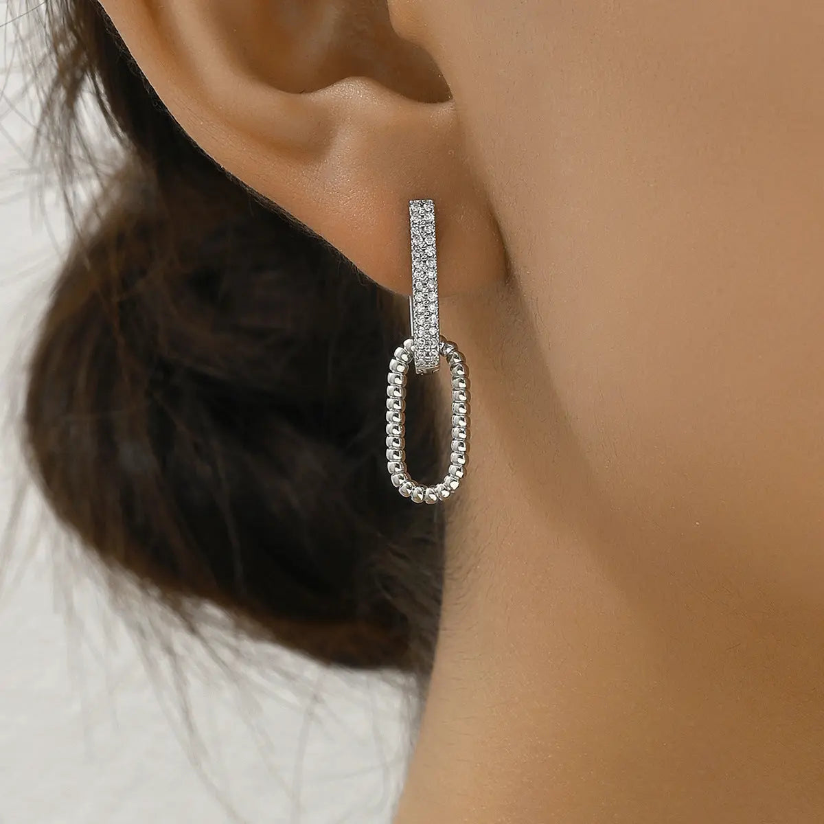 Simple Zircon Fashion Earrings My Store 