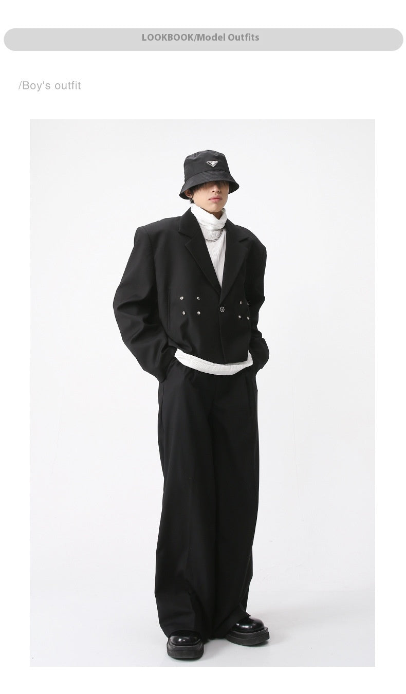 Men’s Casual Suit Pants - Retro Straight Fit My Store 