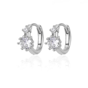 Elegant Minimalist Love Design Zircon Earrings My Store  12.65