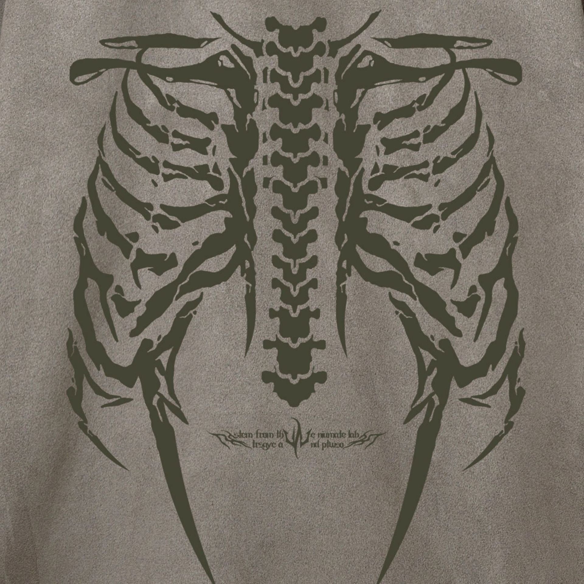 Men’s Suede T-Shirt - Skull Skeleton Printed My Store 