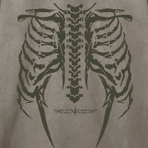 Men’s Suede T-Shirt - Skull Skeleton Printed My Store 