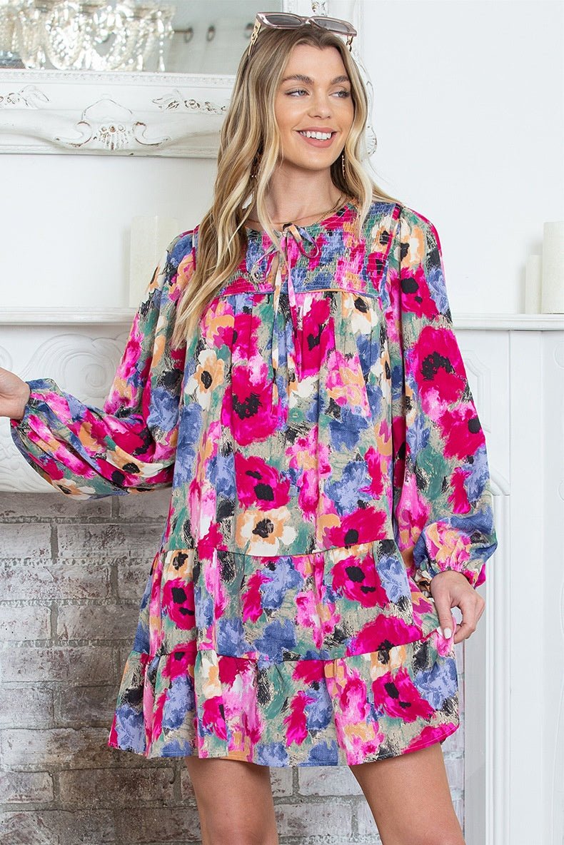 All - Matching Floral Print Pullover Dress – Casual A - Line Skirt - MRC STOREDressMy StoreAll - Matching Floral Print Pullover Dress – Casual A - Line Skirt My Store MRC STORECJLY232162903CXLC6118071P22L