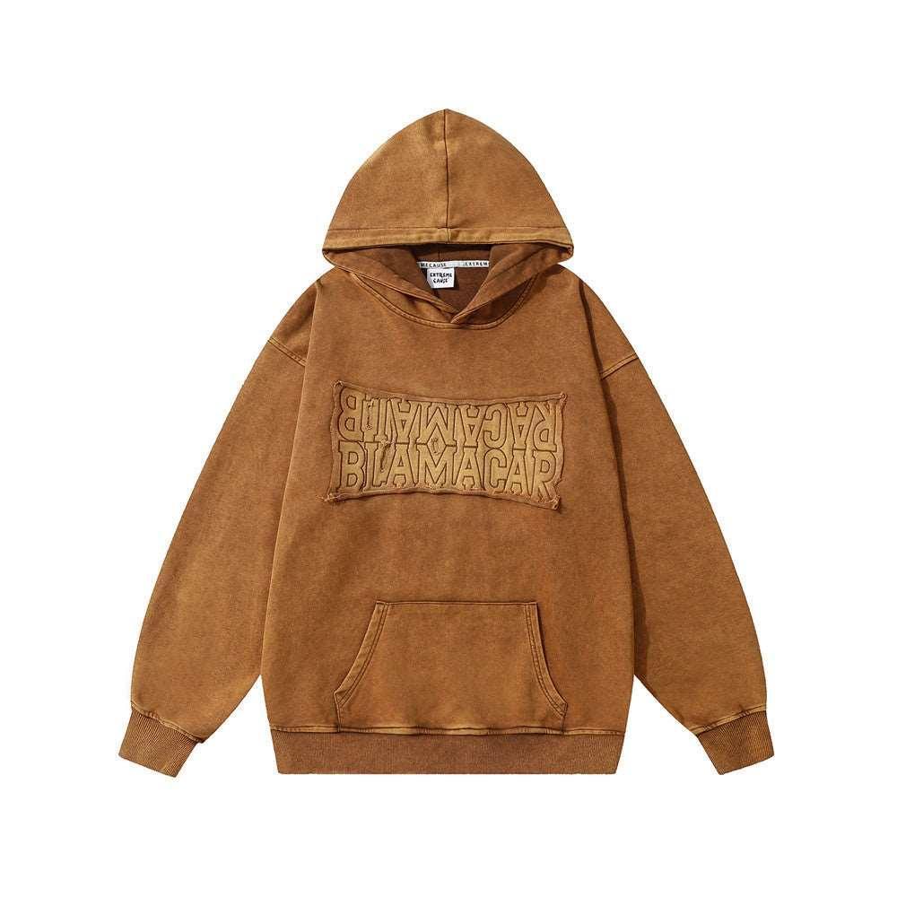 American Patch Embroidered Hoodie - MRC STORETopMy StoreAmerican Patch Embroidered Hoodie - MRC STOREMRC STORECJWY209581603CXBrownL