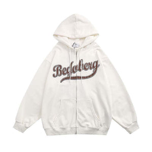 American Street Fashion Letter Print Hoodie - MRC STORETopMy StoreAmerican Street Fashion Letter Print Hoodie - MRC STOREMRC STORECJQB163261802BYBeigeL