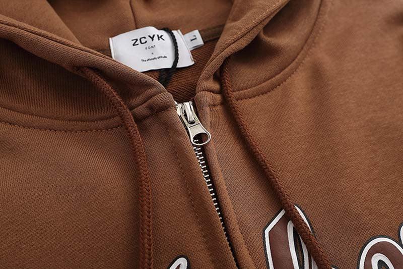 American Street Fashion Letter Print Hoodie - MRC STORETopMy StoreAmerican Street Fashion Letter Print Hoodie - MRC STOREMRC STORECJQB163261805EVBrownL