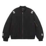 American Street Style Embroidered Letter Flight Jacket - MRC STOREJacketsMRC STOREAmerican Street Style Embroidered Letter Flight Jacket for Teenagers - MRC STOREMRC STORECJXZ222936602BYBlackL