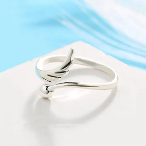 Angel Wings Heart Ring - MRC STOREAccessoriesMRC StoreAngel Wings Heart Ring - MRC STOREMRC STORECJLX211242901AZFeatherAdjustable Opening