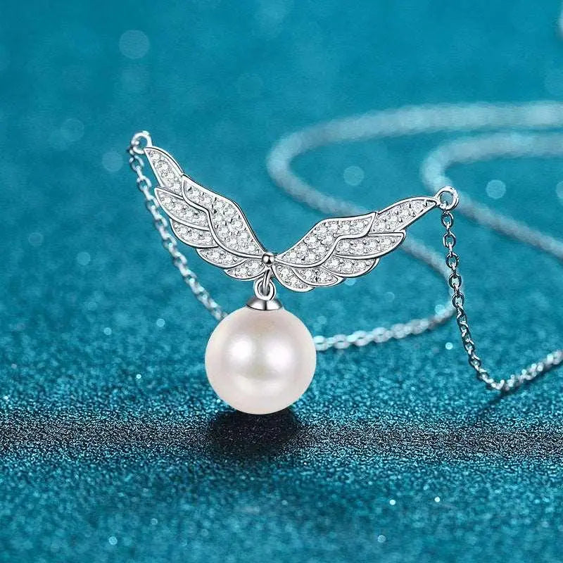 Angel Wings Pearl Necklace - MRC STOREAccessoriesMRC StoreAngel Wings Pearl Necklace - MRC STOREMRC STORECJLX187990701AZSilver925 Silver