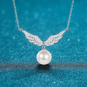 Angel Wings Pearl Necklace - MRC STOREAccessoriesMRC StoreAngel Wings Pearl Necklace - MRC STOREMRC STORECJLX187990701AZSilver925 Silver