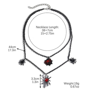 Halloween Bat, Ghost, Skull Pendant Necklace - Pumpkin and Spider Zinc Alloy Accessories My Store  13.29