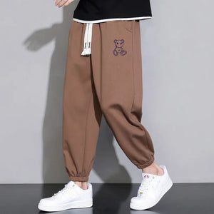 Cropped Casual Loose Long Pants My Store  23.75