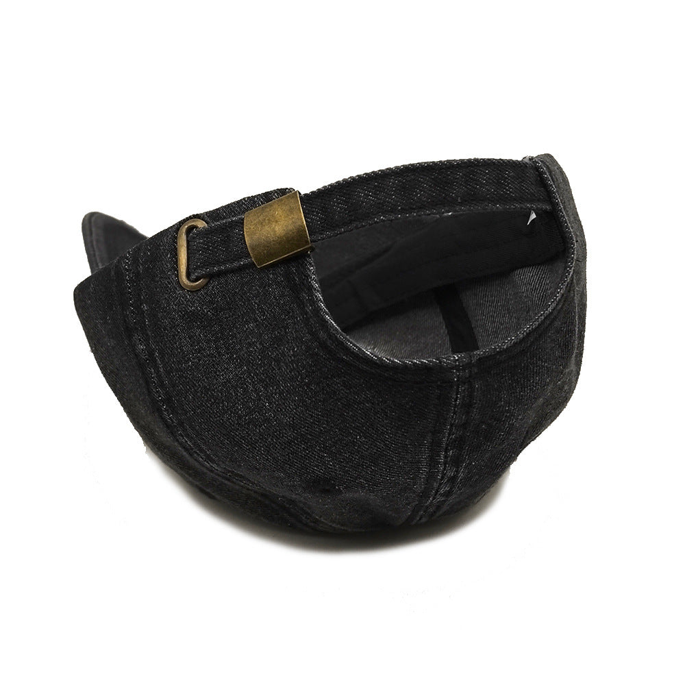 Korean Couple Cap - Soft Top Denim Baseball My Store 