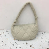 Down Cotton Rhombus Crossbody Bag My Store  36.02