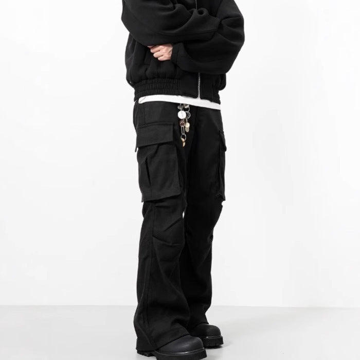 Multi-Pocket Cargo Pants – Straight Leg Tactical Trousers MRC STORE 