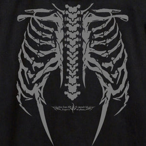Men’s Suede T-Shirt - Skull Skeleton Printed My Store 
