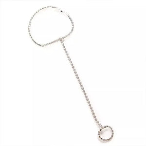 Minimalist Rhinestone Anklet My Store  8.56