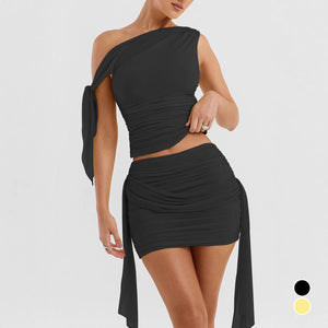 Women’s Slim Fit Skirt - Mesh Stitching Suit My Store 