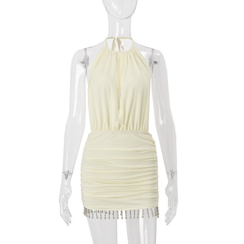 Backless Dress - Slim Fit Apricot - MRC STOREDressMy StoreWomen’s Backless Dress - Slim Fit Apricot My Store  25.07MRC STORECJLY237441303CXApricotL