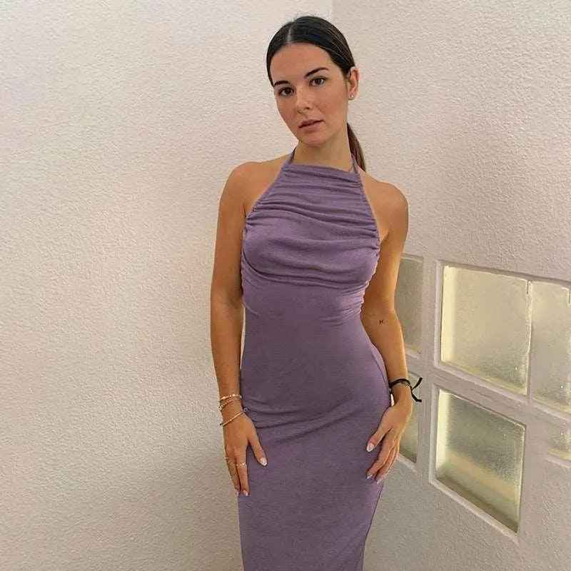 Backless Slim Fit Dress - MRC STOREDressMRC StoreBackless Slim Fit DressMRC STORECJLY209011906FUKhakiL