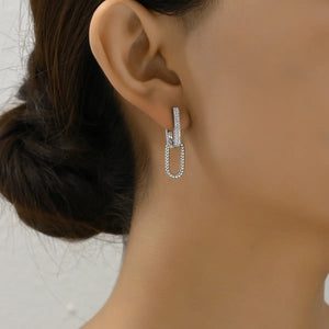 Simple Zircon Fashion Earrings My Store 