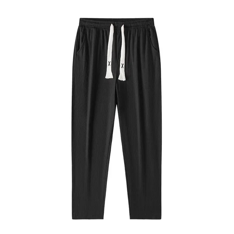 Cropped Casual Loose Long Pants My Store 