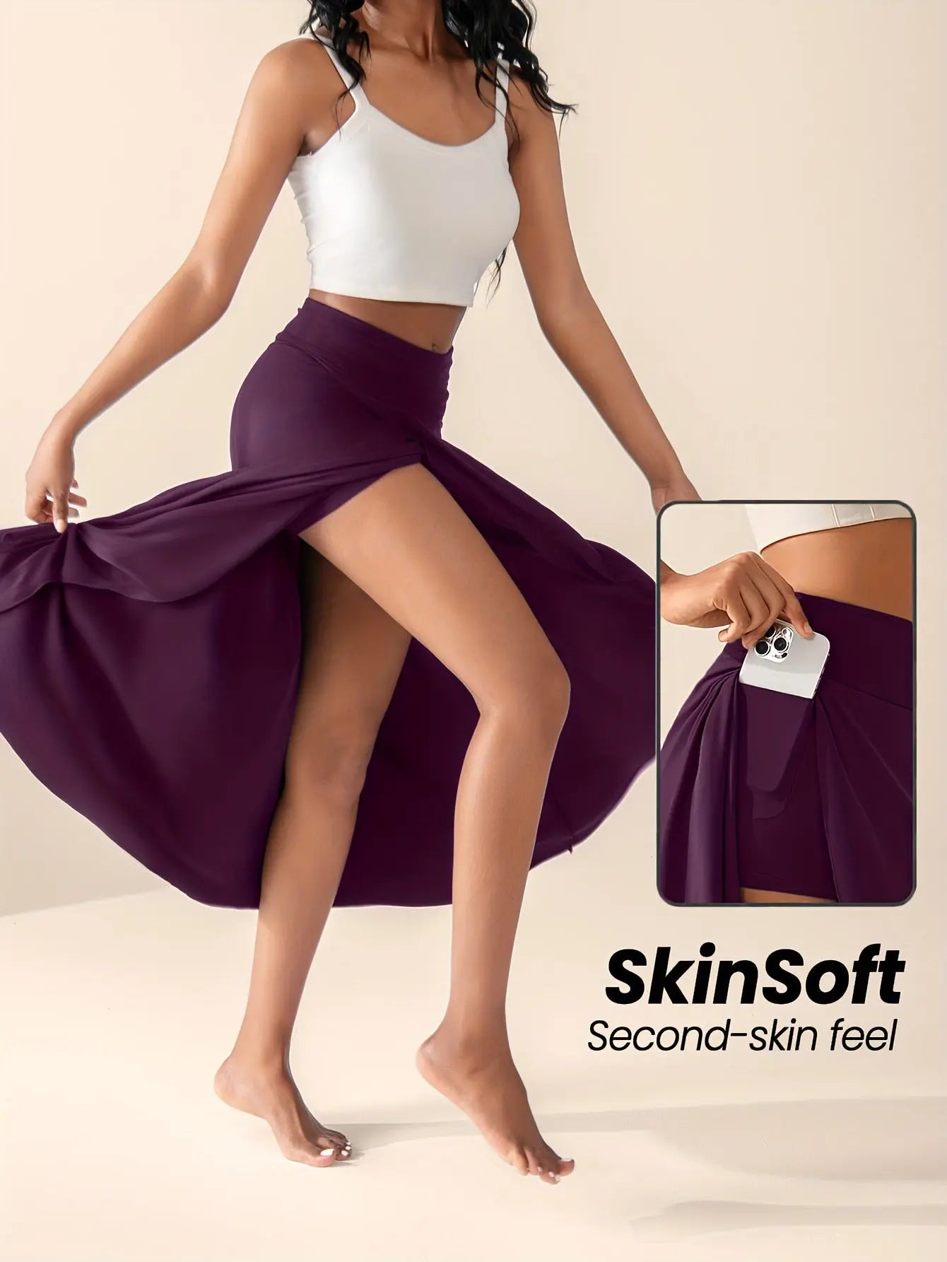 Irregular Split Elegant Skirt My Store  20.15