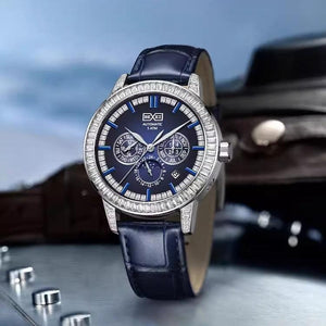 Bexei 9157 Luxury Men’s Watch – Blue Crystal Bezel, 5ATM Waterproof - MRC STOREAccessoriesMy StoreBEXEI 9157 Luxury Men's Watch – Blue Crystal Bezel, 46 Zircons, 5ATM Waterproof - MRC STOREMRC STORECJJX228254501AZBlue