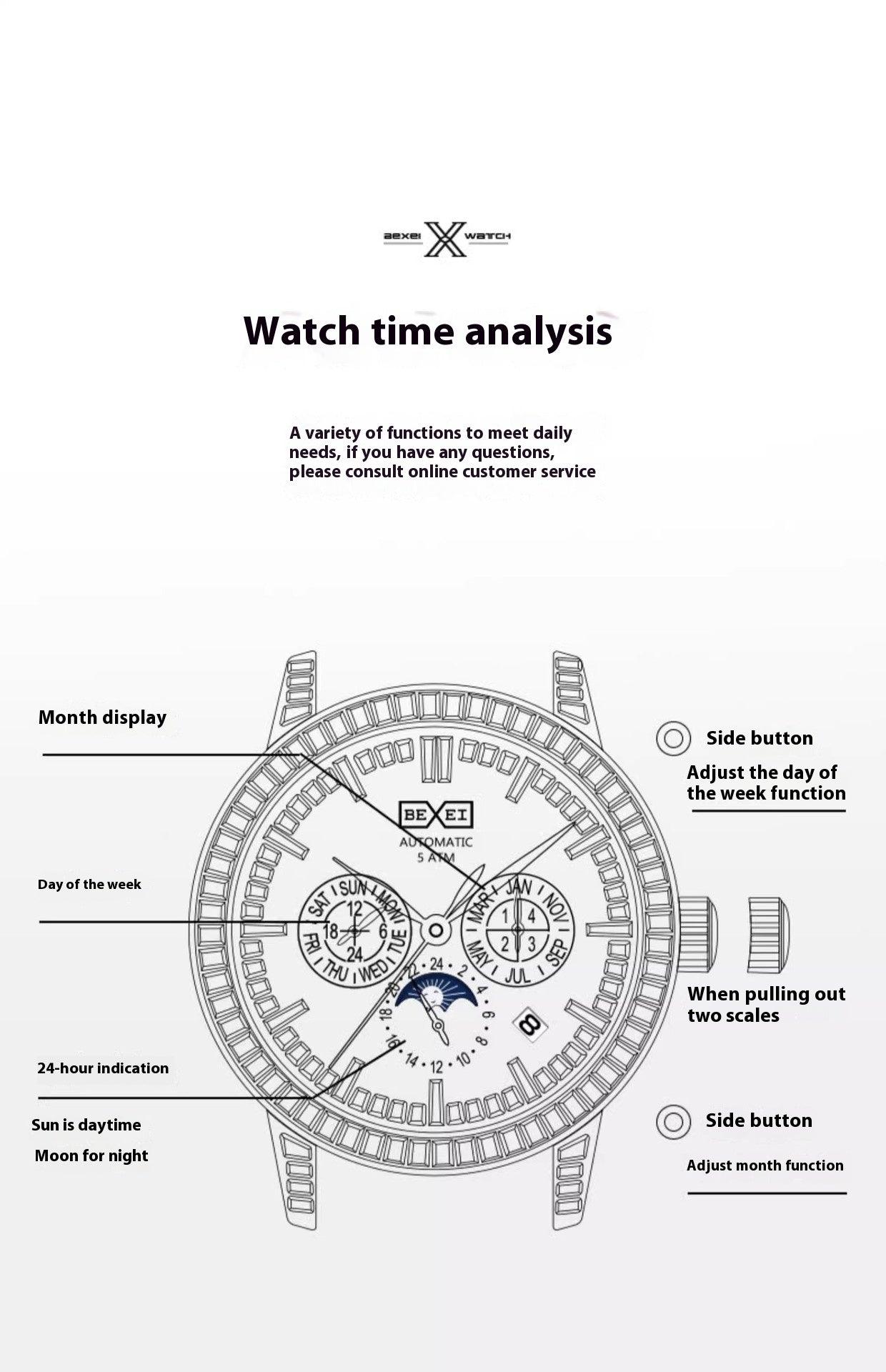 Bexei 9157 Luxury Men’s Watch – Blue Crystal Bezel, 5ATM Waterproof - MRC STOREAccessoriesMy StoreBEXEI 9157 Luxury Men's Watch – Blue Crystal Bezel, 46 Zircons, 5ATM Waterproof - MRC STOREMRC STORECJJX228254501AZBlue