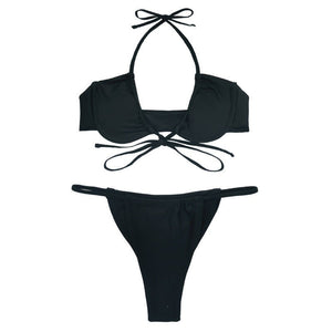 Bikini Swimsuit - Fashion Split Design - MRC STOREbikini setMy StoreWomen’s Bikini Swimsuit - Fashion Split Design My Store MRC STORECJYJ197386103CXBlackL