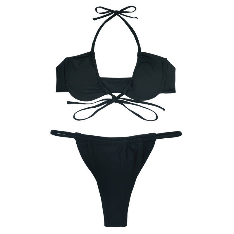 Bikini Swimsuit - Fashion Split Design - MRC STOREbikini setMy StoreWomen’s Bikini Swimsuit - Fashion Split Design My Store MRC STORECJYJ197386103CXBlackL