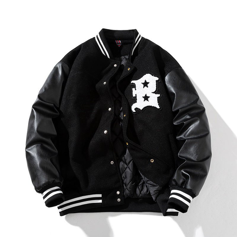 Bomber Jacket – Cotton - Padded Thickened Woolen Coat - MRC STOREJacketsMRC STOREBomber Jacket – Cotton - Padded Thickened Woolen Coat MRC STORE MRC STORECJXZ254743204DWBlack With Cotton Lining2XL