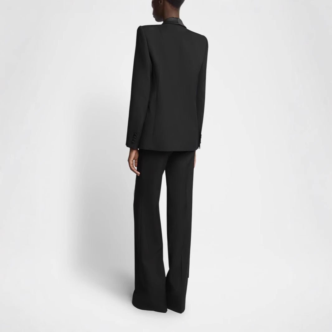 Business Temperament Slim - fit Collar Suit Coat - MRC STOREJacketsMRC STOREBusiness Temperament Slim - fit Collar Suit Coat MRC STORE MRC STORECJYD254605503CXBlackL