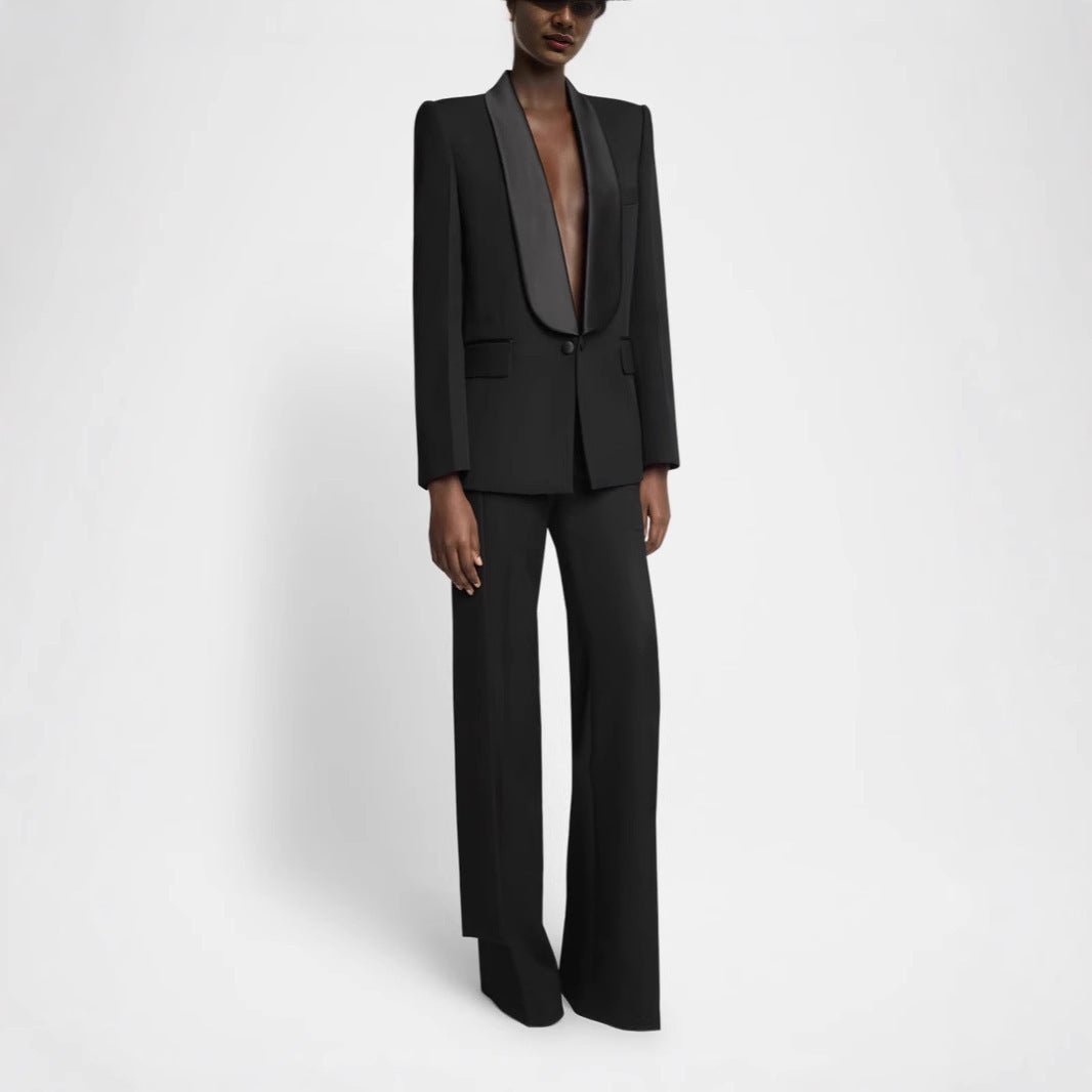 Business Temperament Slim - fit Collar Suit Coat - MRC STOREJacketsMRC STOREBusiness Temperament Slim - fit Collar Suit Coat MRC STORE MRC STORECJYD254605503CXBlackL