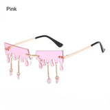 Butterfly Rimless Sunglasses - MRC STOREAccessoriesMy StoreButterfly Rimless Sunglasses My StoreMRC STORECJJT175955702BYPink