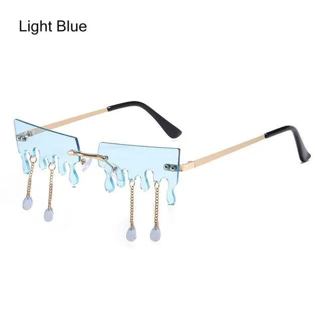 Butterfly Rimless Sunglasses - MRC STOREAccessoriesMy StoreButterfly Rimless Sunglasses My StoreMRC STORECJJT175955701AZLight Blue