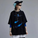 Button Trim Casual T-Shirt - MRC STORETopMy StoreButton Trim Casual T-Shirt - MRC STOREMRC STORECJYH180197003CXBlackL