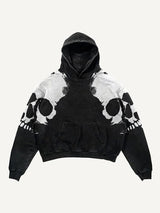 Colorblock Skull Print Pocket 3D Hoodie - Multiple Colors My Store  25.93