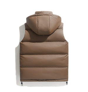 Corduroy Hooded Warm Vest MRC STORE 