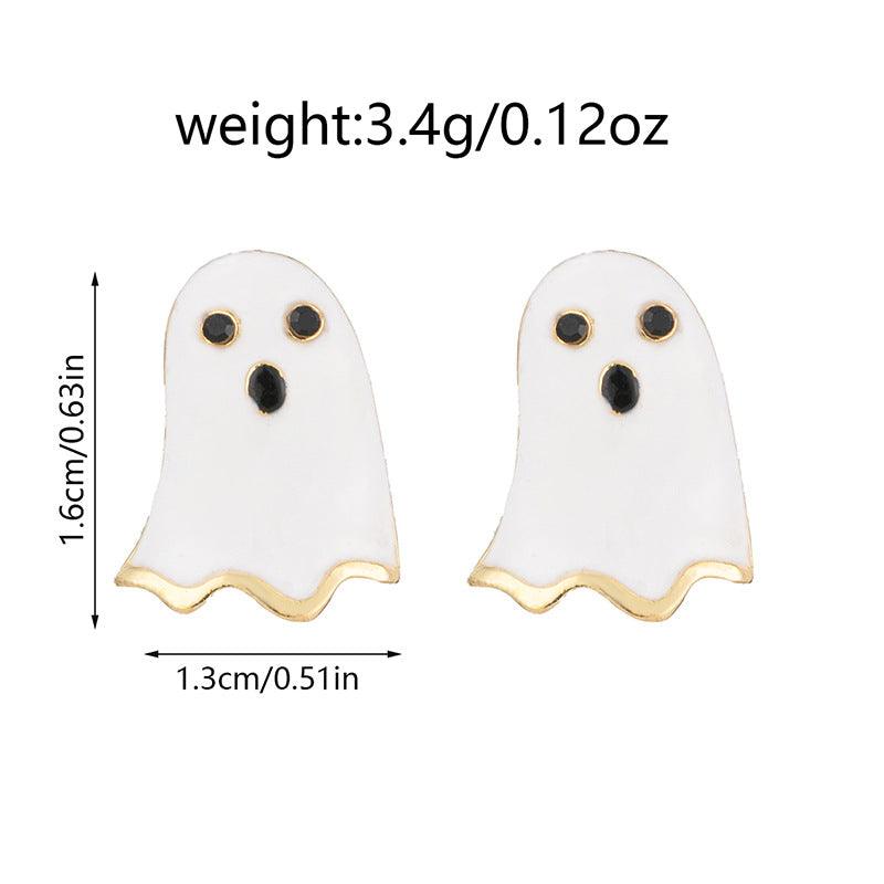 Halloween Skull Stud Earrings – Spooky Style for Women My Store 