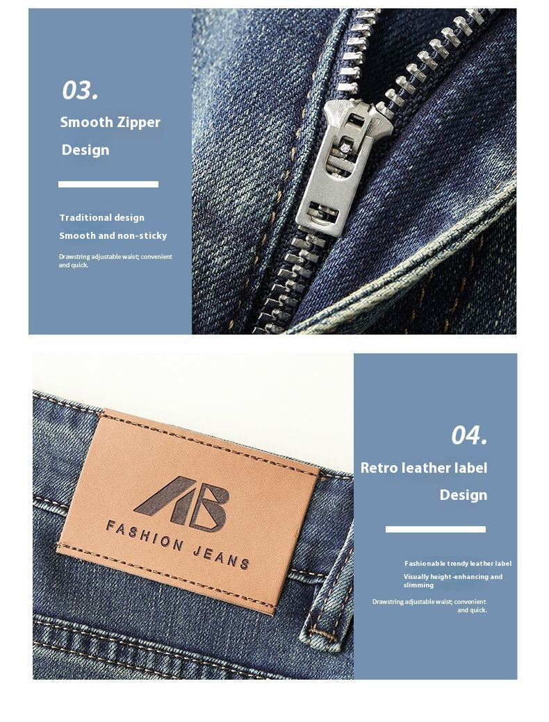 Men's Loose Straight Summer Jeans MRC Store 